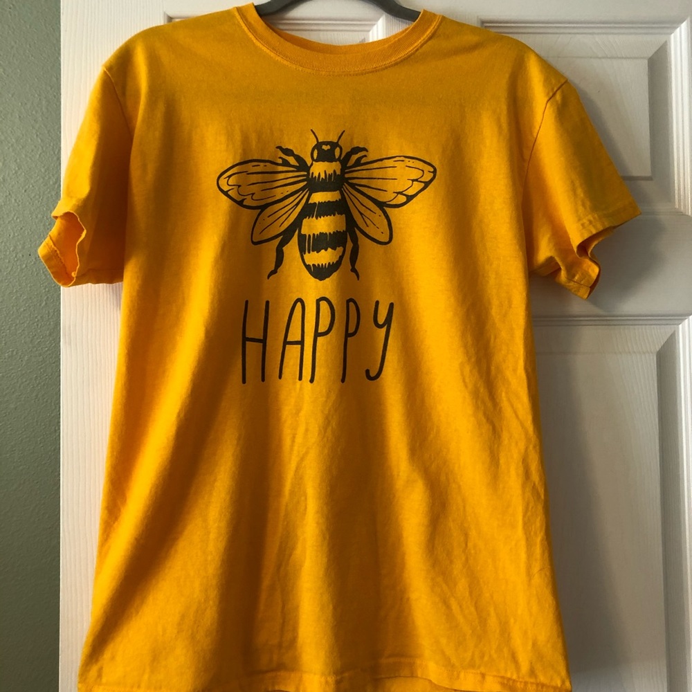 Bee Happy Graphic Tee